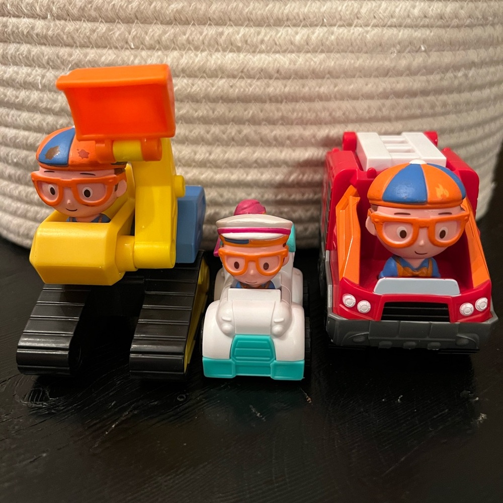 Blippi toys- set of three